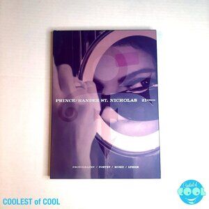 PRINCE Randee St Nicholas 21 NIGHTS Photos Poetry Music HC Rare Book CD Slipcase